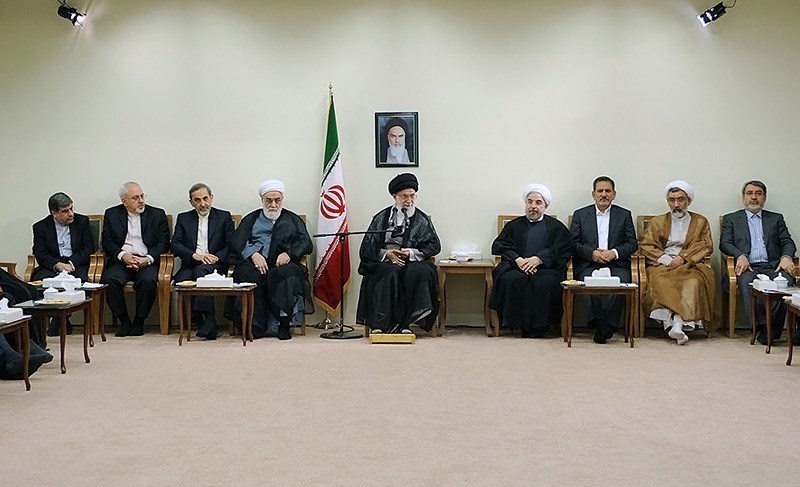 دیدار اعضای هیئت دولت با رهبر انقلاب