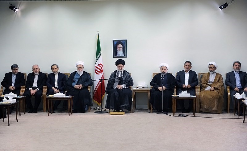 دیدار اعضای هیئت دولت با رهبر انقلاب