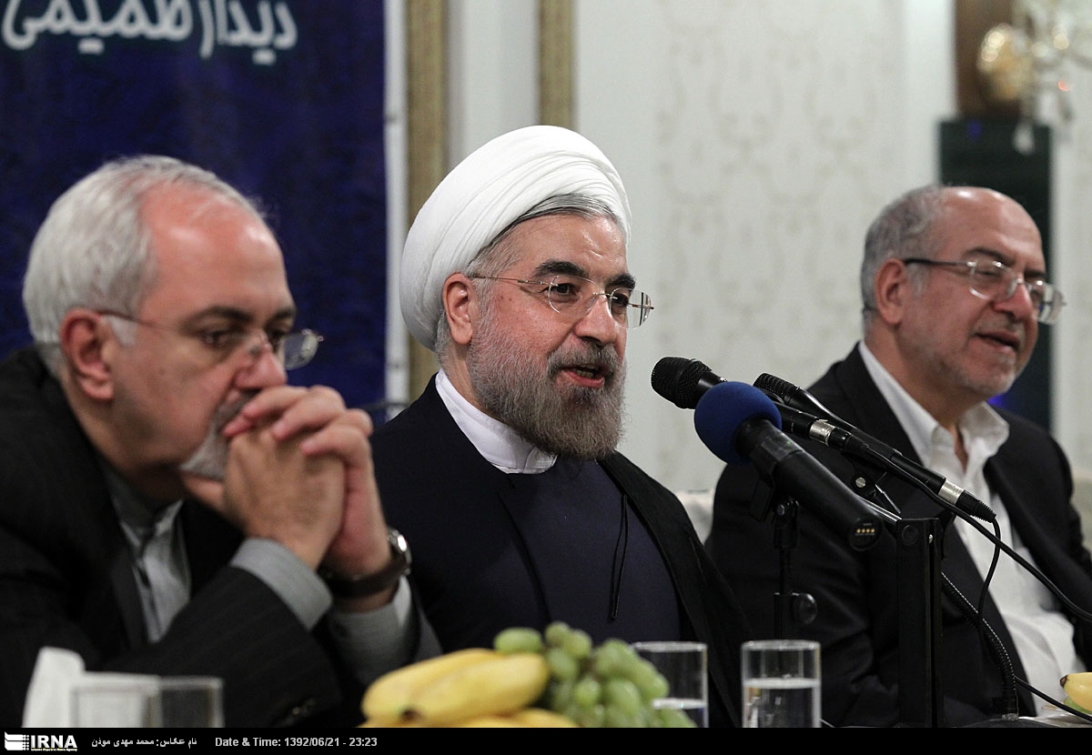 دیدار روحانی با ایرانیان در قرقیزستان