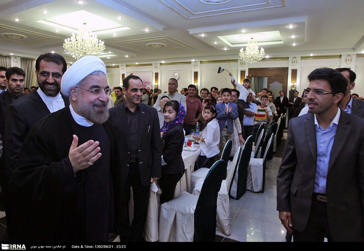 دیدار روحانی با ایرانیان در قرقیزستان