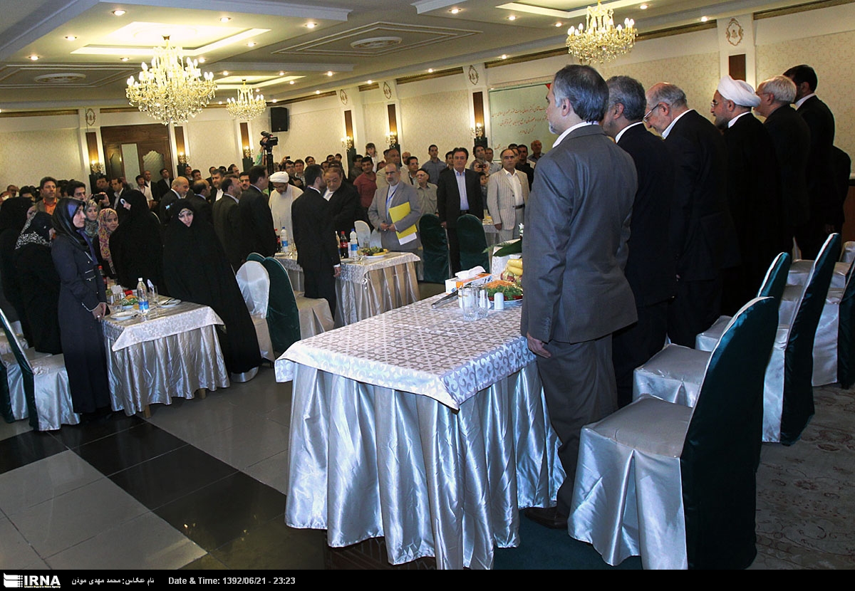 دیدار روحانی با ایرانیان در قرقیزستان