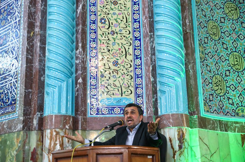 تقدیر  از احمدی نژاد در نارمک