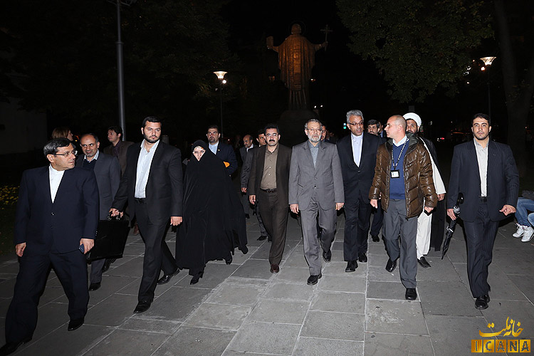 بازدید لاریجانی از بزرگترین کلیسای ارتدوکس جهان