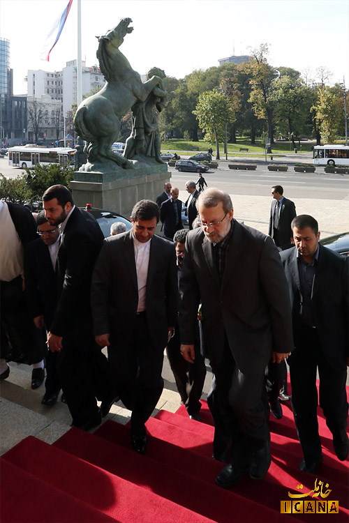 دیدار لاریجانی با رئیس مجلس صربستان