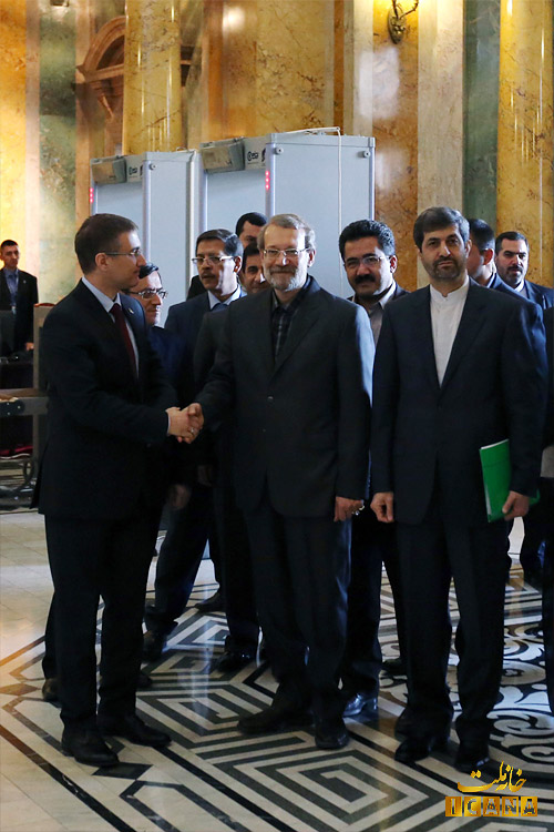 دیدار لاریجانی با رئیس مجلس صربستان