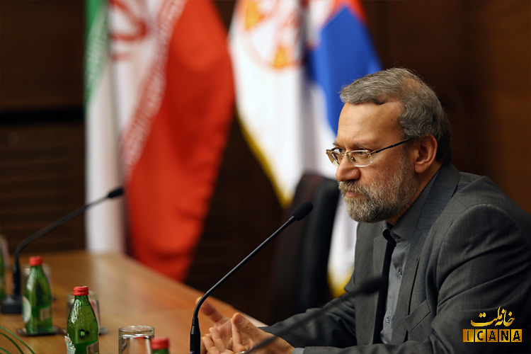 لاریجانی در جمع ایرانیان مقیم صربستان