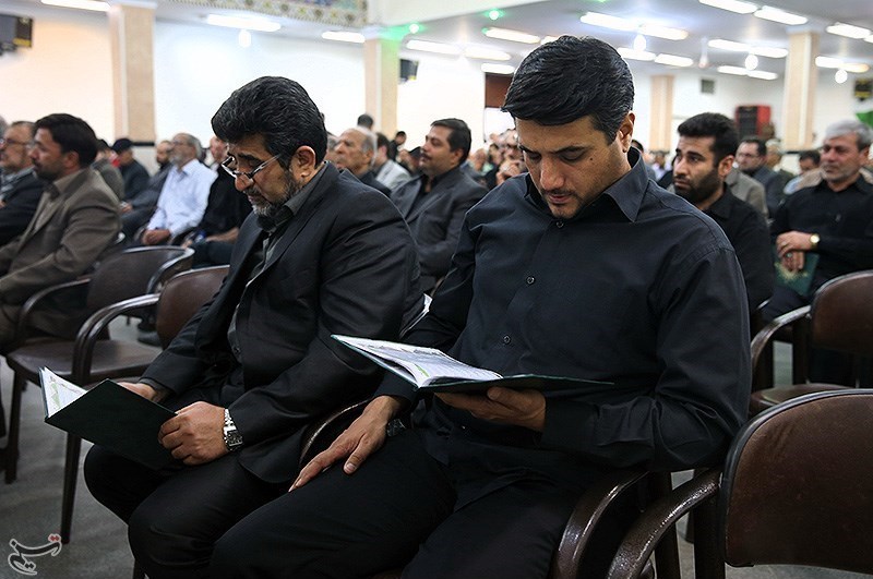 مراسم ترحیم محافظ احمدی نژاد