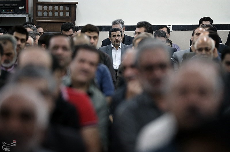 مراسم ترحیم محافظ احمدی نژاد
