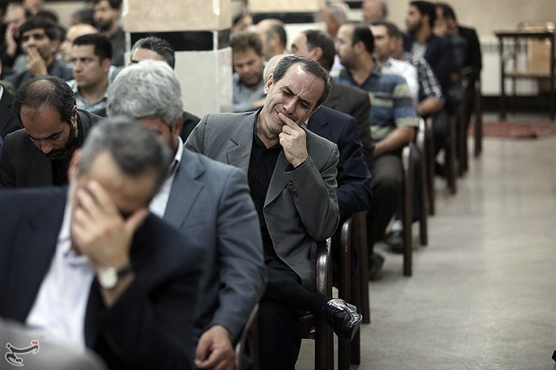 مراسم ترحیم محافظ احمدی نژاد