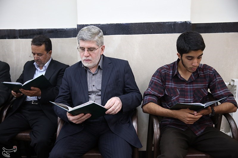 مراسم ترحیم محافظ احمدی نژاد