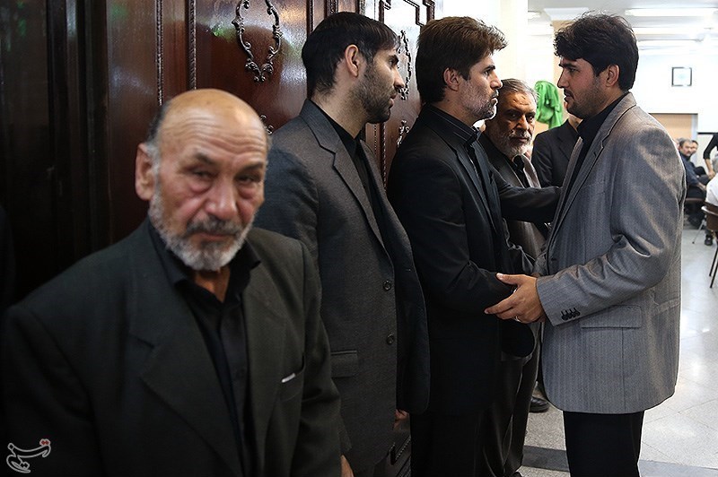مراسم ترحیم محافظ احمدی نژاد