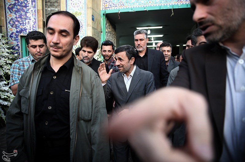 مراسم ترحیم محافظ احمدی نژاد
