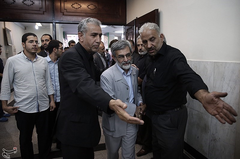 مراسم ترحیم محافظ احمدی نژاد