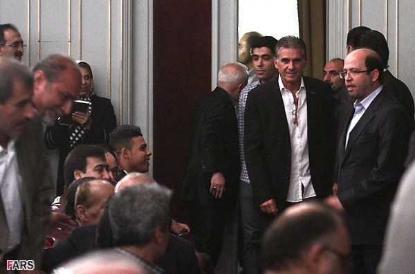 مراسم تقدیر از پیشکسوتان فوتبال