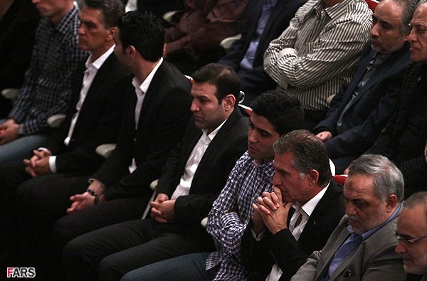مراسم تقدیر از پیشکسوتان فوتبال