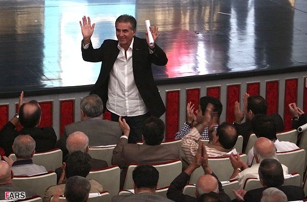 مراسم تقدیر از پیشکسوتان فوتبال