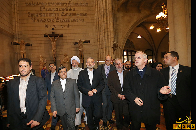 بازدید دکتر لاریجانی از حوزه اسقفی و دیدار با اسقف اعظم کرواسی
