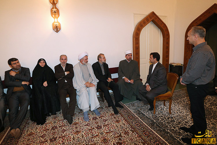 بازدید دکتر لاریجانی از مرکز اسلامی دوبرونیک
