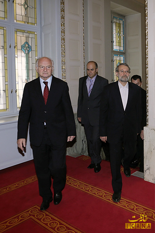 دیدار لاریجانی با رئیس پارلمان کرواسی