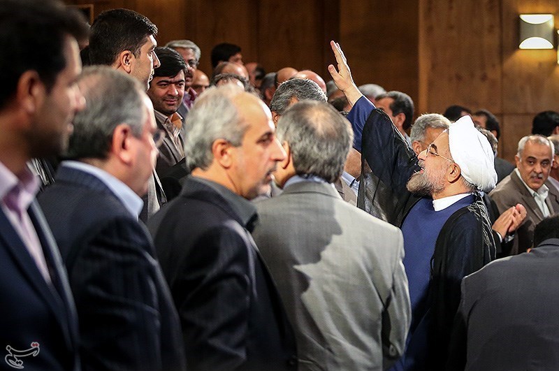 روحانی در دانشگاه تهران