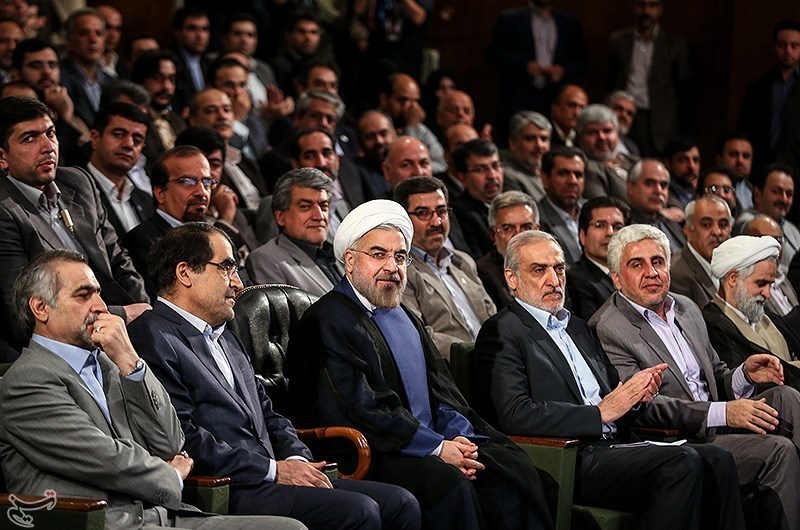 روحانی در دانشگاه تهران