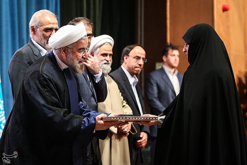 روحانی در دانشگاه تهران