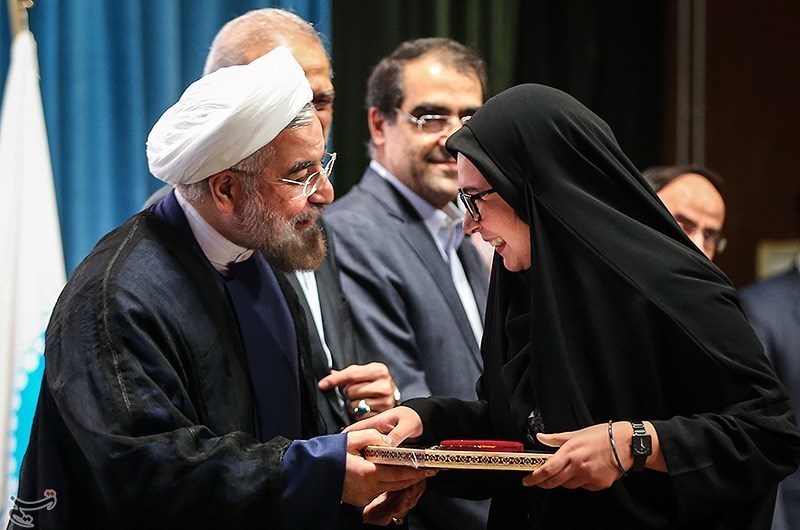 روحانی در دانشگاه تهران
