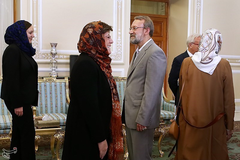 دیدار رئیس مجلس با هیئت پارلمانی اروپا