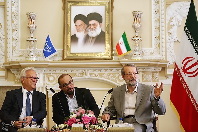 دیدار رئیس مجلس با هیئت پارلمانی اروپا