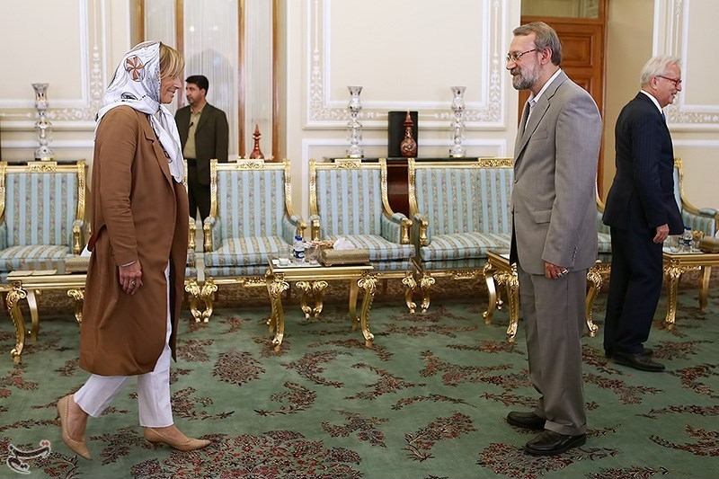 دیدار رئیس مجلس با هیئت پارلمانی اروپا