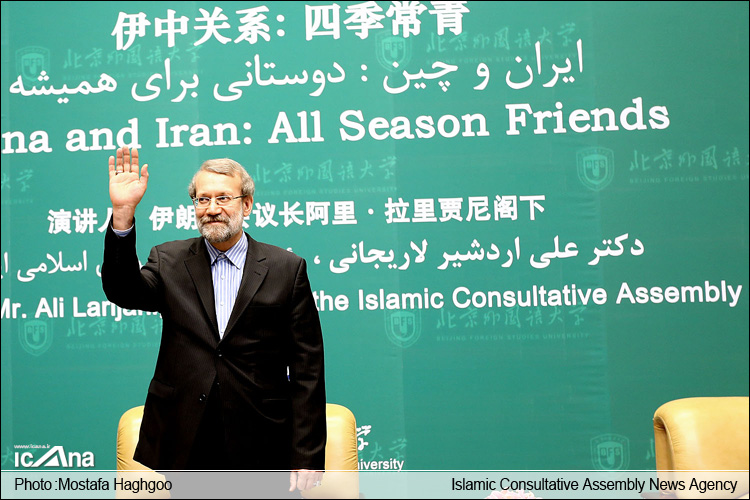 دکتر علی لاریجانی در دانشگاه مطالعات خارجی پکن