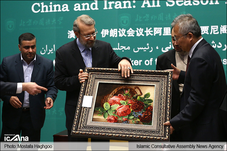 دکتر علی لاریجانی در دانشگاه مطالعات خارجی پکن