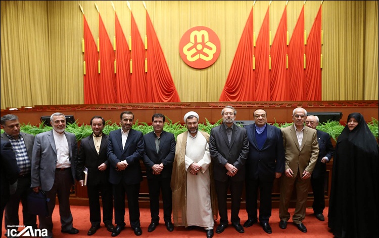 بازدید دکتر علی لاریجانی از ساختمان پارلمان چین
