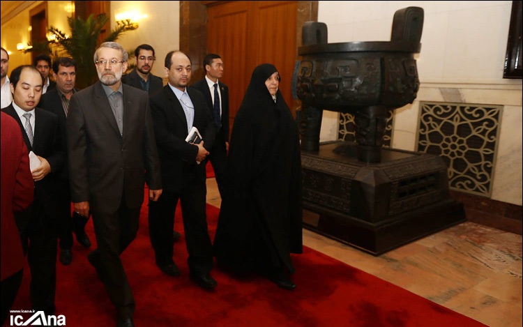 بازدید دکتر علی لاریجانی از ساختمان پارلمان چین
