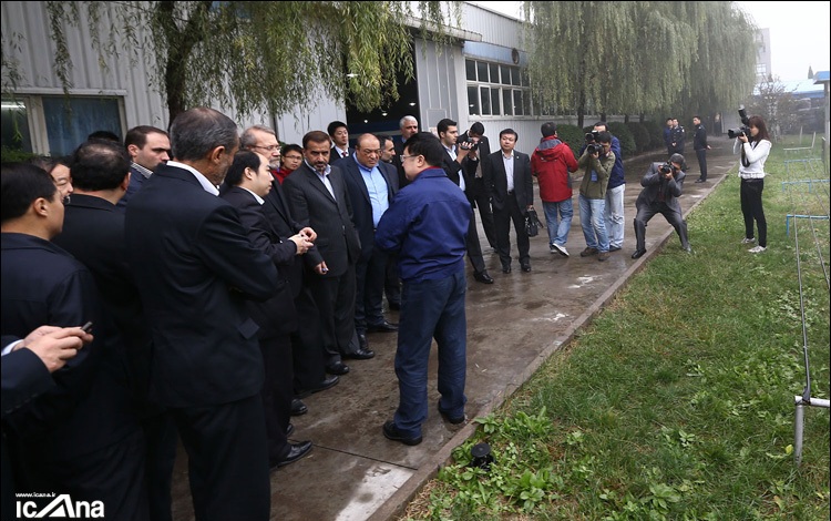 بازدید دکتر علی لاریجانی از پروژه آبیاری و کشاورزی شی آن