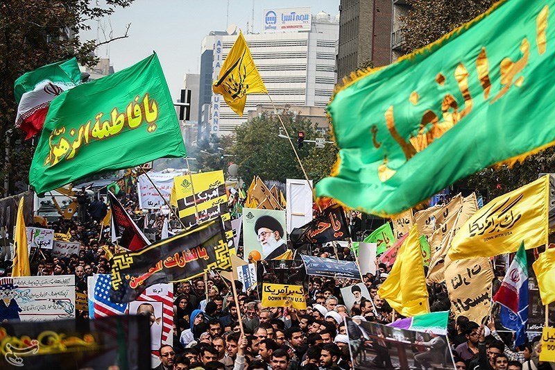 راهپیمایی 13 آبان در تهران