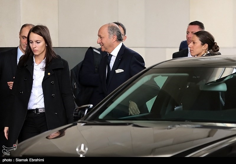 ورود وزرای خارجه آمریکا، انگلیس و فرانسه به محل مذاکرات ژنو
