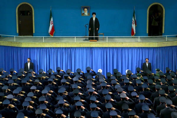 دیدار فرماندهان نیروی هوایی ارتش با رهبر معظم انقلاب