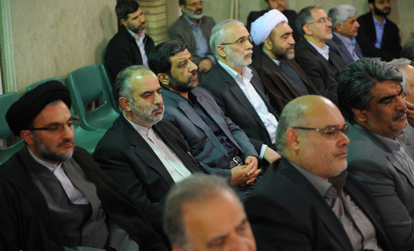 دیدار جمعی از مسئولان با رهبرانقلاب