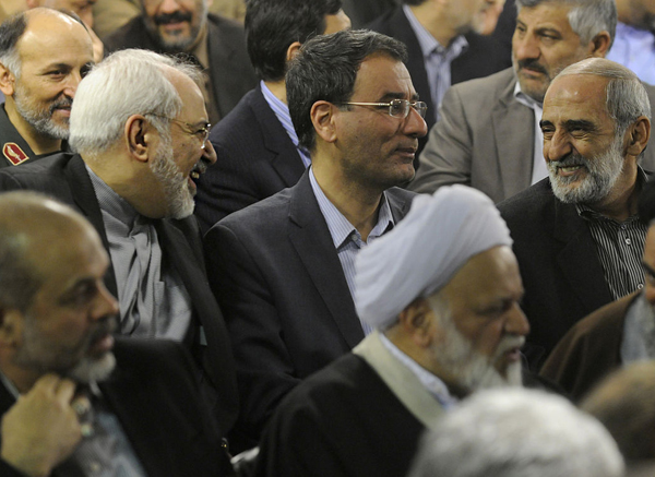 دیدار جمعی از مسئولان با رهبرانقلاب