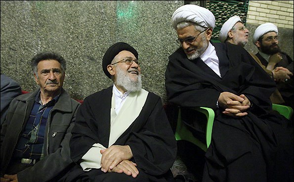 مجلس ترحیم پدر همسر خاتمی
