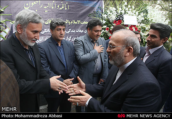 مجلس ترحیم پدر همسر خاتمی