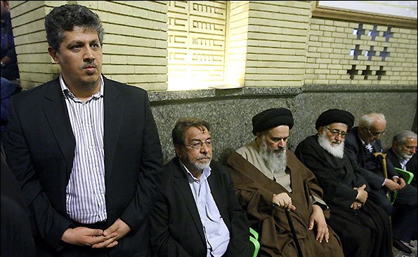 مجلس ترحیم پدر همسر خاتمی