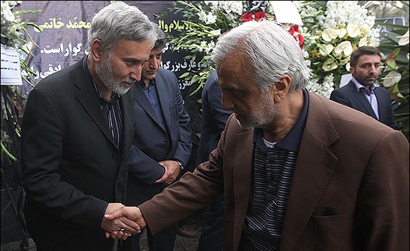 مجلس ترحیم پدر همسر خاتمی