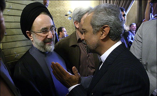 مجلس ترحیم پدر همسر خاتمی