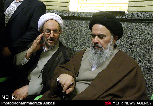 مجلس ترحیم پدر همسر خاتمی