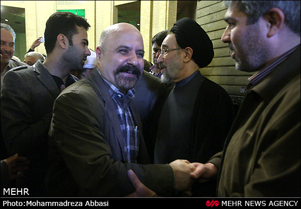 مجلس ترحیم پدر همسر خاتمی
