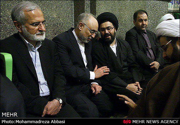 مجلس ترحیم پدر همسر خاتمی