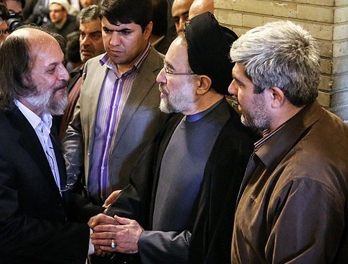 مجلس ترحیم پدر همسر خاتمی