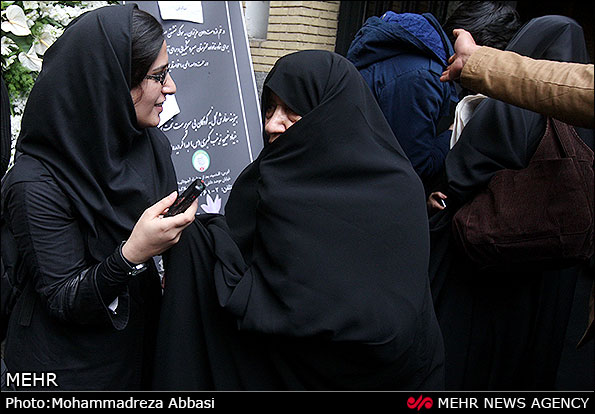 مجلس ترحیم پدر همسر خاتمی